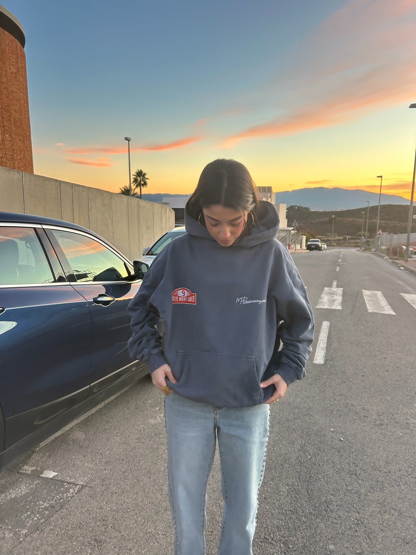 “IL CAPO SESSION” NAVY WASHED HOODIE